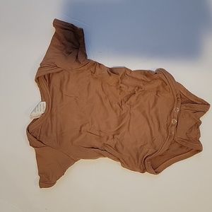 Kate Quinn Bamboo Onesie 0-3 MONTH'S BROWN